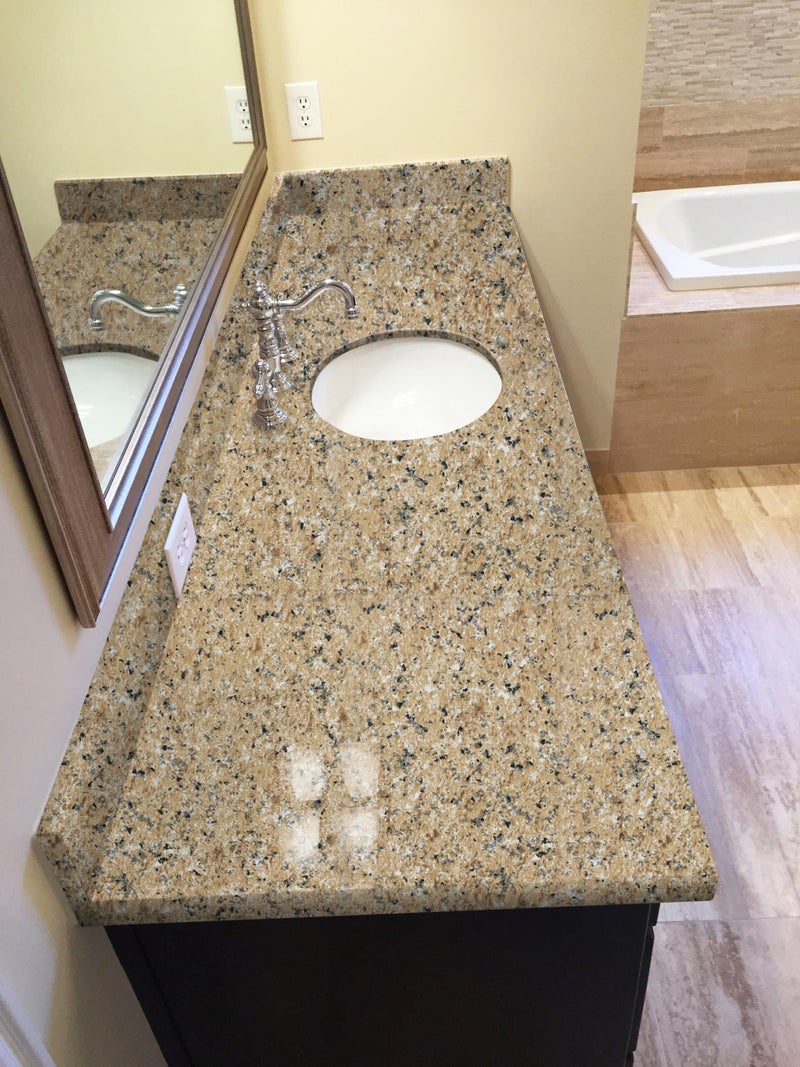 GloryTik Brown Marble Contact Paper Self Adhesive Film Peel and Stick Wallpaper 17.7''X118'' Granite Look Glossy Surface Paper Thicken Waterproof for Kitchen Countertop Bathroom Counter Decor Vinyl - Image 2